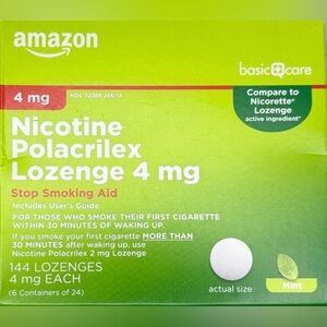 Stop Smoking Nicotine lozenges new!